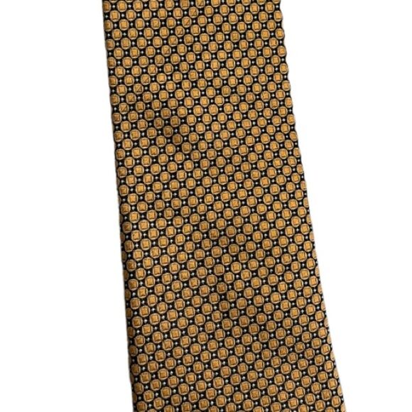 JZ Richards 100% Silk Handmade USA Broadmore Geometric Print Tie - Picture 1 of 6